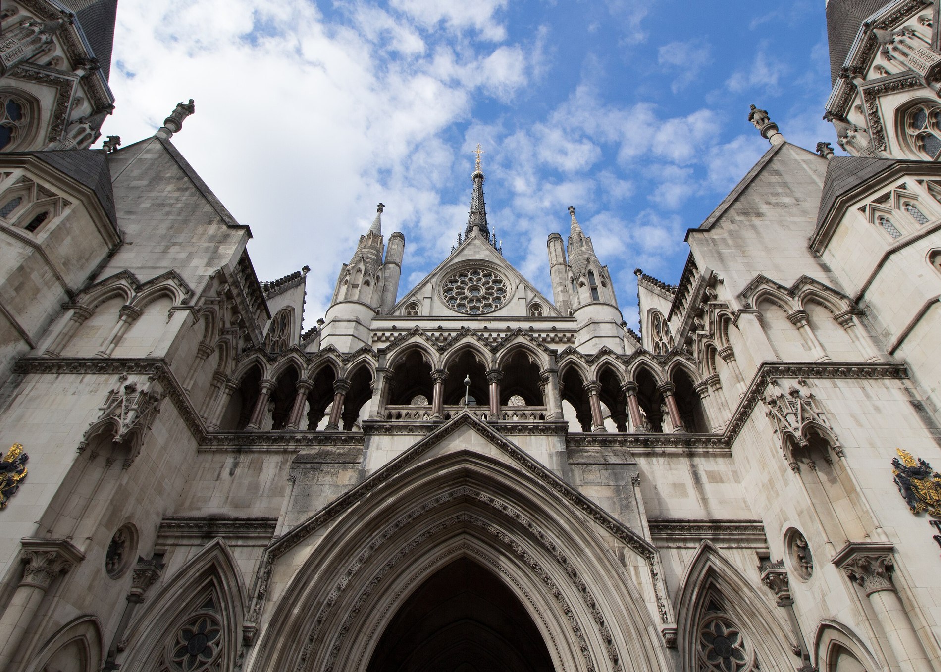 The Royal Courts of Justice on the Strand, London